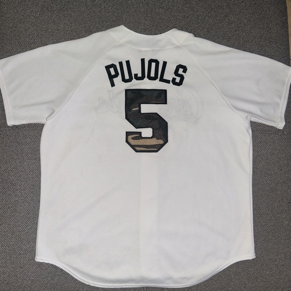 MLB Other - Vintage St Louis Cardinals Albert Pujols Camo Embroidered Baseball Jersey 2XL